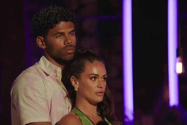 Olivia Hawkins and Maxwell Samuda were dumped from Love Island 2023 (Credit ITV)