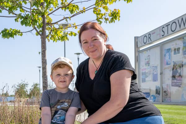 Hannah Lumley, 42, moved into her detached three-bedroom redbrick town house, in Northstowe, Cambs eight months ago and is the town's only child minder.