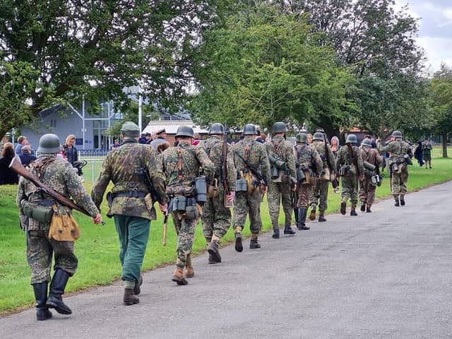 Eastern Front Living History Group’s battle re-enactments at the popular 1940s festival.