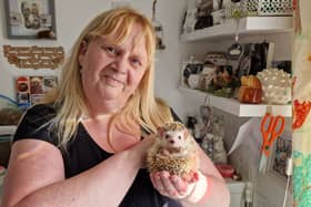 Annette Blagden in her African Pygmy sanctuary.