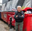 Nino Gugliemi, 82, who has run a female hair salon on Wilmslow Road in Manchester for 60 years backs onto the alley ways of where students live and have dumped rubbish after moving out for the summer. 