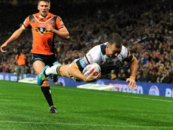 More than 70,000 people watched the Grand Final between Leeds and Castleford at Old Trafford last year. Picture: Bruce Rollinson