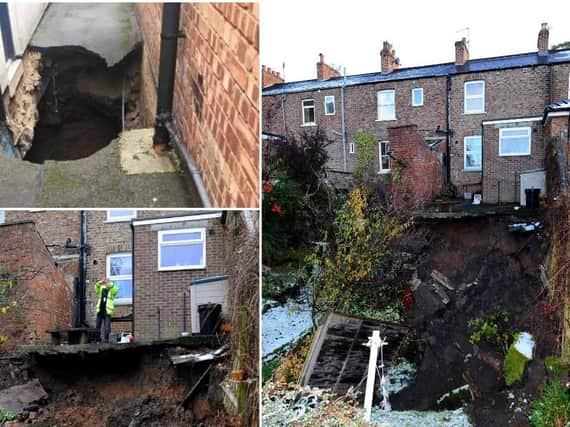 Some of the sinkholes in Ripon and across Yorkshire