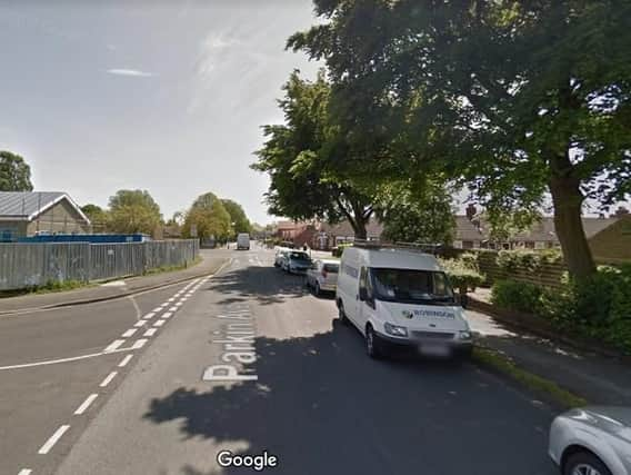 Parkin Avenue, Selby, where a falling tree narrowly missed a bunglaow. Photo: Google