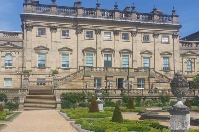 Harewood from the rear terrace