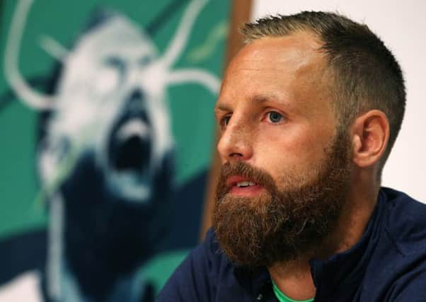 David Meyler talks to the media ahead of the Republic of Irelands match with the USA tomorrow (Picture: Brian Lawless/PA Wire).