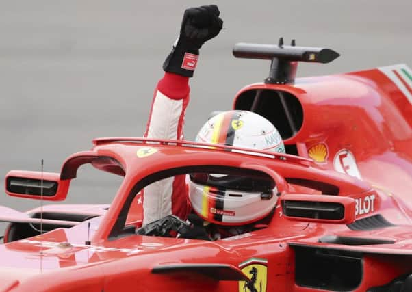 Ferrari driver Sebastian Vettel.