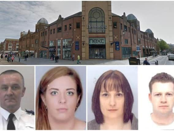 Pictured from left to right, PCSO Barrie Dolan, PC Danielle Vidler, PC Kirsty Forth and Sergeant Will Knapp.