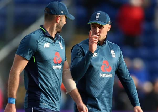 Match-winners: Yorkshire's Liam Plunkett and Jason Roy.