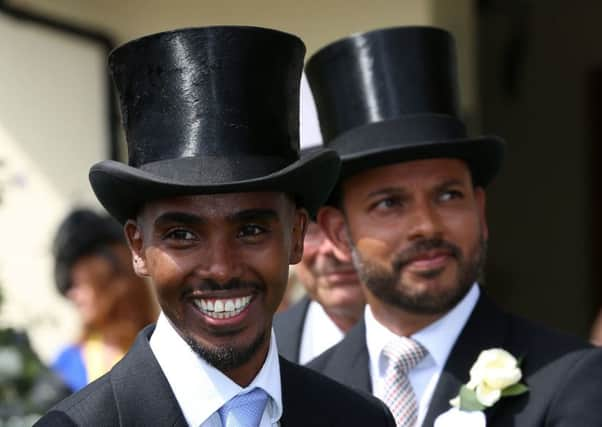 Sir Mo Farah during day two of Royal Ascot at Ascot Racecourse. PRESS ASSOCIATION Photo.