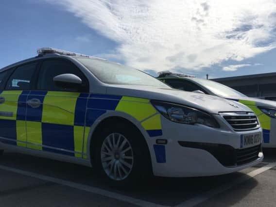 A picture of the new 'cell cars' being rolled out by Humberside Police.