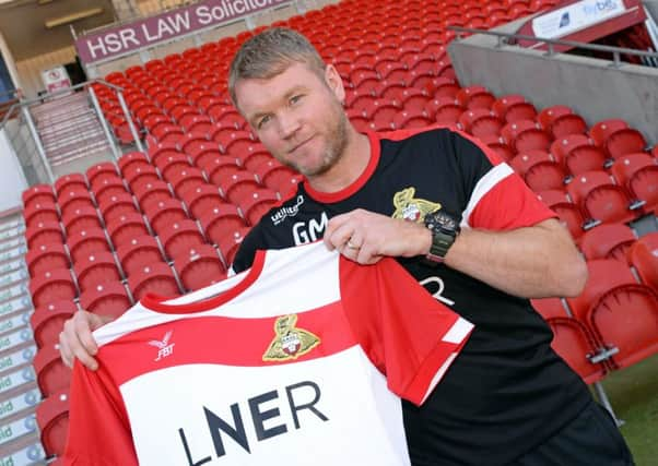 Grant McCann, Doncaster Rovers manager. Picture: Marie Caley