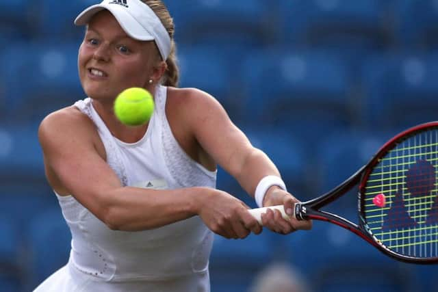 Great Britain's Harriet Dart during day two of the Nature Valley International