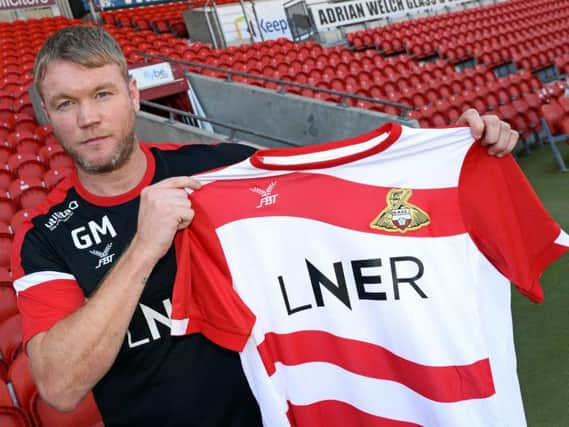 Doncaster Rovers head coach Grant McCann.