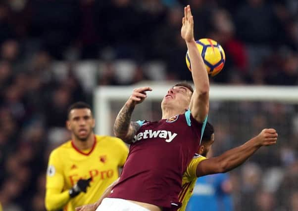 West Ham United's Jordan Hugill is reportedly a target for Leeds United (Picture: PA)