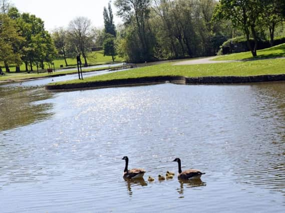 Sandall Park lake has been closed.