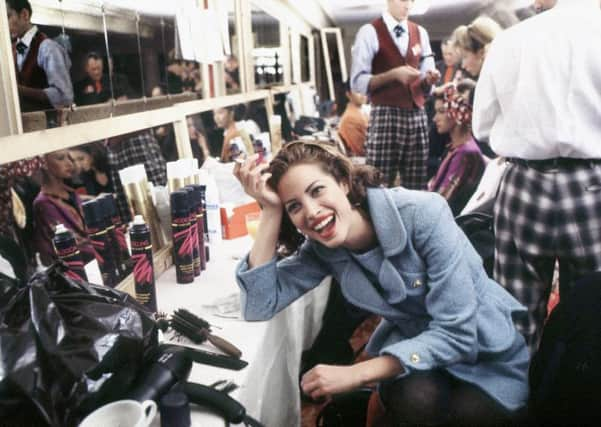 One of Moore's all-time favourite models, Christy Turlington, backstage in 1992 at Chanel.
 Copyright Catwalking.com
.