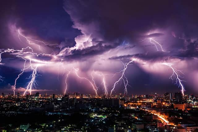 The thunderstorms which are expected throughout today are now set to continue into Saturday