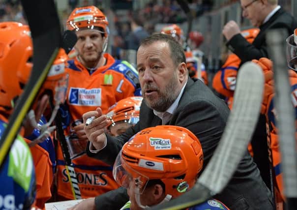 Sheffield Steelers head coach, Paul Thompson  Picture: Dean Woolley