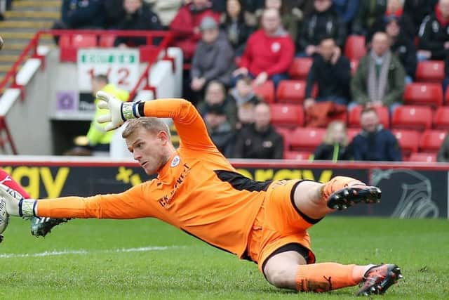 CAPTAIN: Goalkeeper Adam Davies. Picture: Simon Bellis/Sportimage