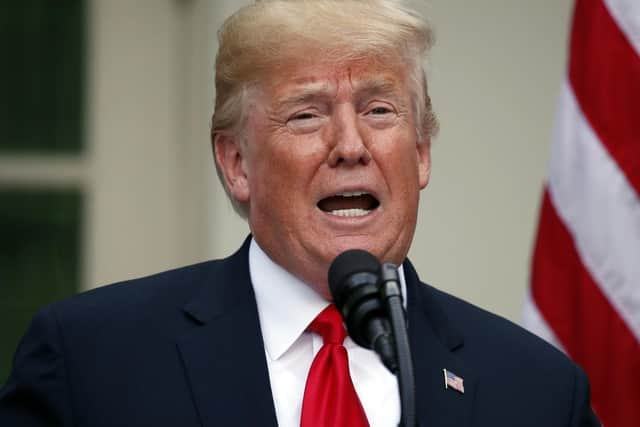 President Donald Trump in Washington. (AP Photo/Alex Brandon)