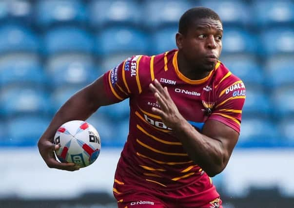 Big threat: Huddersfield's Jermaine McGillvary. Picture: Alex Whitehead/SWpix