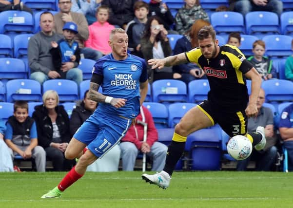 Linked to Leeds: Peterborough's Marcus Maddison.