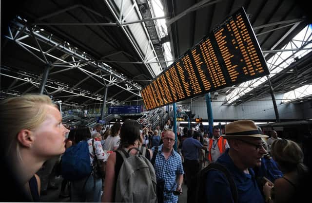Train delays are eroding trust in the transport system, says Greg Wright Picture by Simon Hulme  S