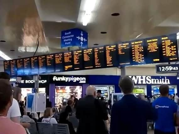 Leeds train station