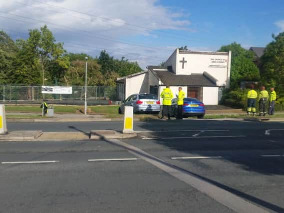 The scene of the gas leak in Kirklees, Leeds