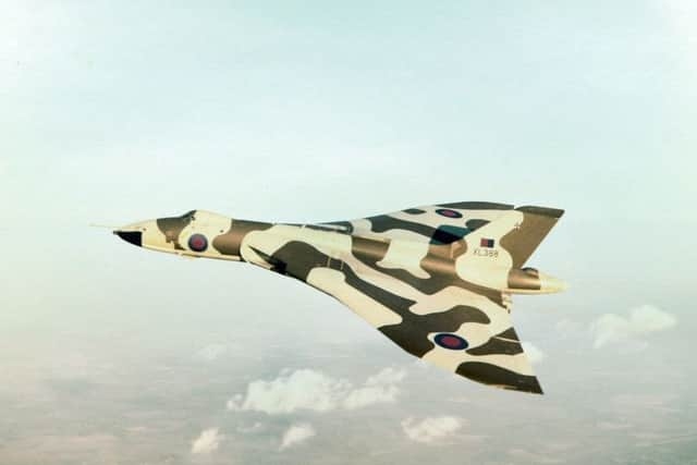 The Vulcan in flight