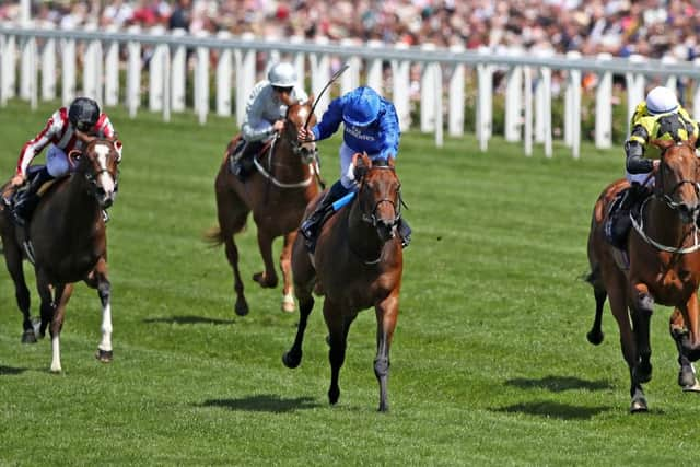 Main Edition (right) winning at Royal Ascot. PIC: John Walton/PA Wire