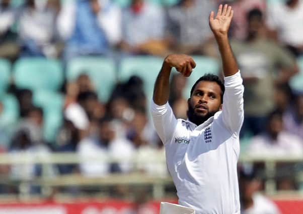 England's Adil Rashid