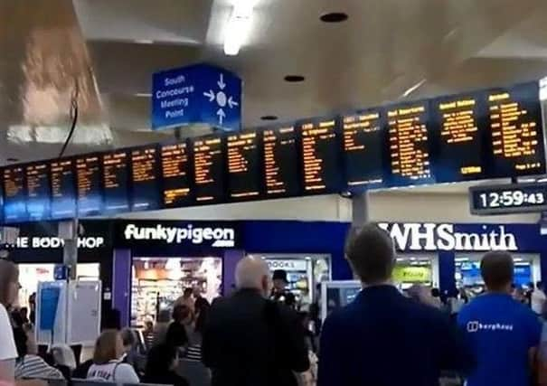 Daioly chaos at Leeds Station is emblematic of the turmoil on the region's railways.