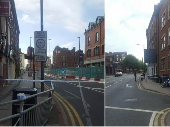 The stabbing in Leeds city centre. Photo: Dannii Seaton