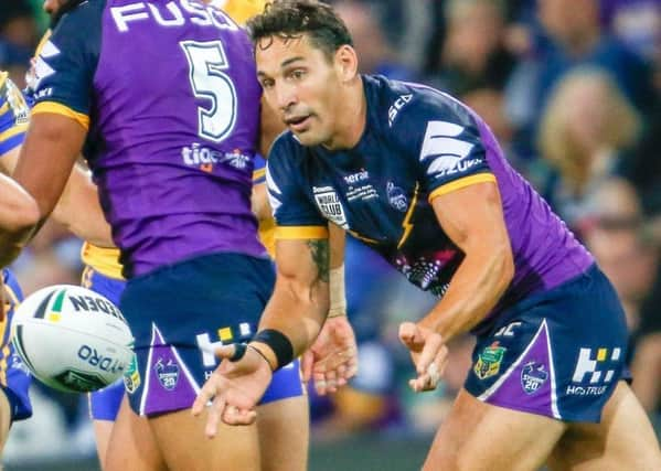 Melbourne Storm's Billy Slater during the World Club Challenge (Picture: SWPix.com)