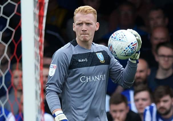 Sheffield Wednesday goalkeeper Cameron Dawson played well in a losing effort at Brentford (Picture: Steve Ellis)