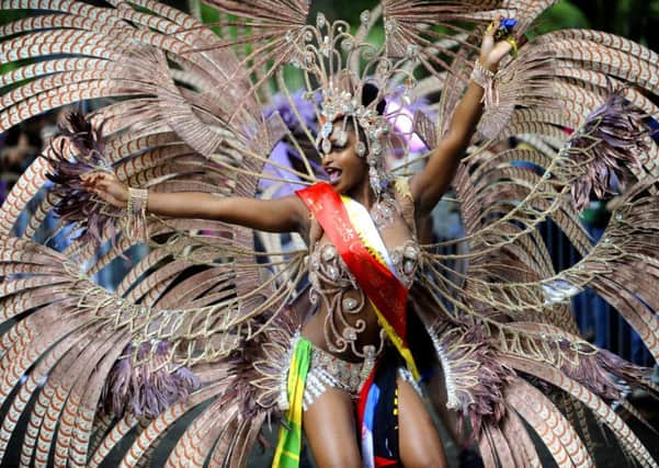 Carnival Queen Holly Southwell pictured on the parade.