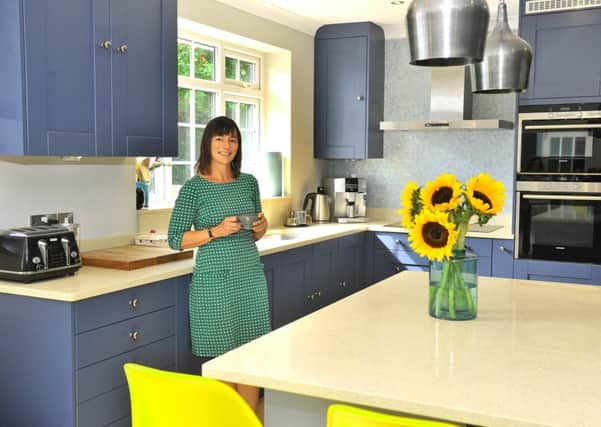 Tessa Critchlow in her kitchen.