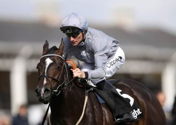 Soldier's Call ridden by Daniel Tudhope wins the Wainwrights Flying Childers Stakes during the St Leger Festival at Doncaster on Friday. Picture: Tim Goode/PA