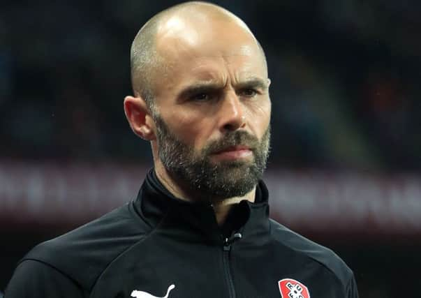 Rotherham United manager Paul Warne: Seeking change of fortune.