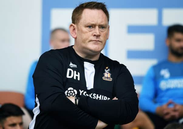 Bradford head coach David Hopkin.