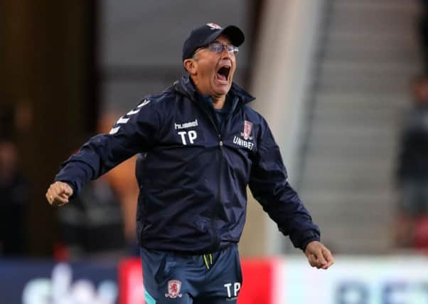 Middlesbrough manager Tony Pulis. Picture: Richard Sellers/PA