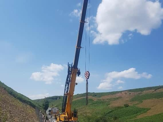 North Yorkshire County Council will soon begin permanent repairs of the road