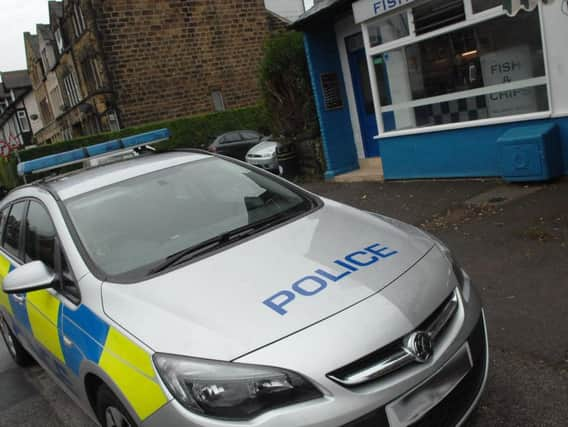 Police at the scene of an incident in Harrogate