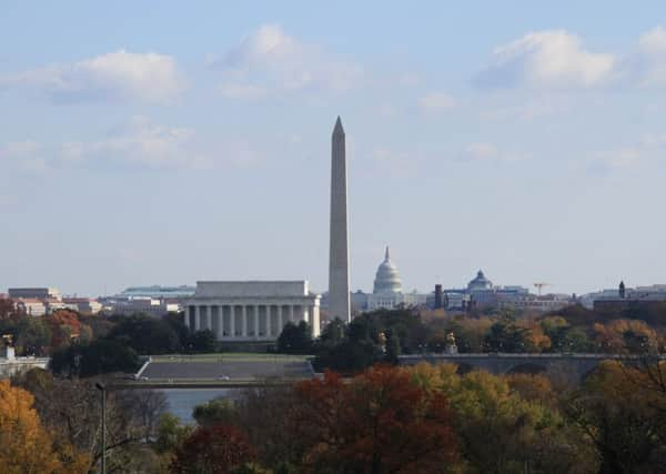 The Capitol Building.