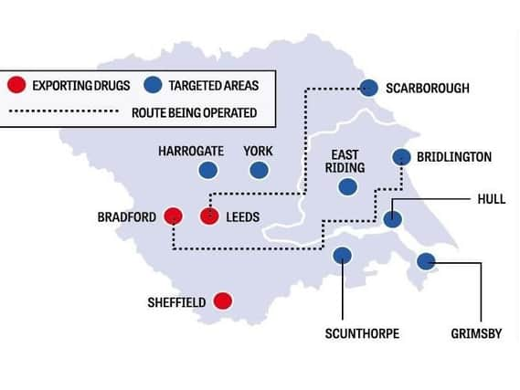 Criminals are pressuring vulnerable people and children to store and sell drugs in smaller county towns