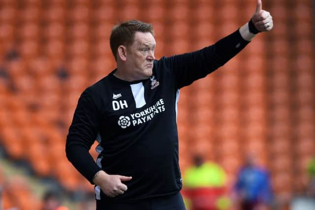 HOPEFUL: Bradford City head coach David Hopkin.