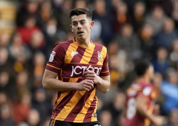 Alex Jones: 
Bradford City striker is on the way back.