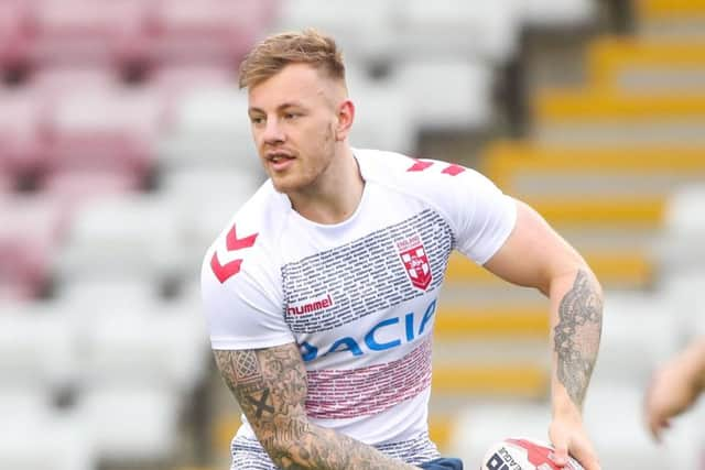 Wakefield's Tom Johnstone is one of eight debutants for England against France on Wednesday night (Picture: Alex Whitehead/SWPix.com)